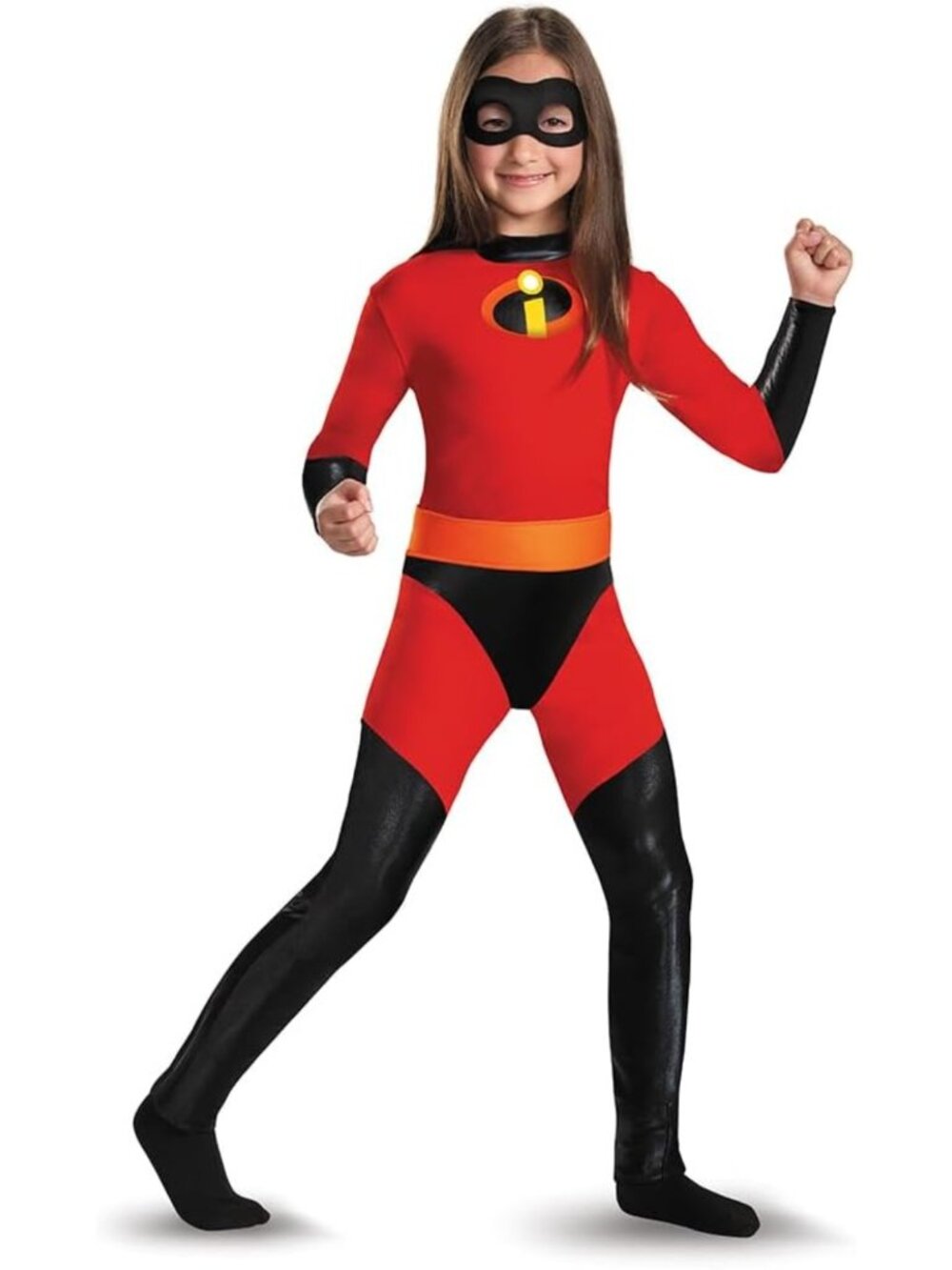 Classic Violet Costume for Girls - The Incredibles Dress Up, Size Medium (7-8)